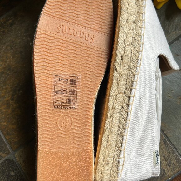 Soludos “TGIF” Canvas and Jute Espadrille Slip-Ons - Picture 9 of 13